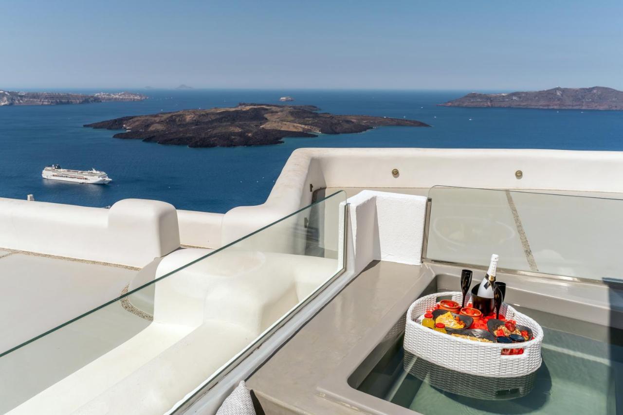 Kafieris View Apart otel Firostefani Dış mekan fotoğraf